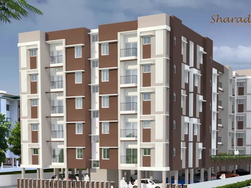 Arun Excello Sharadha: Apartment project by arunexcello, sholinganallur elevation