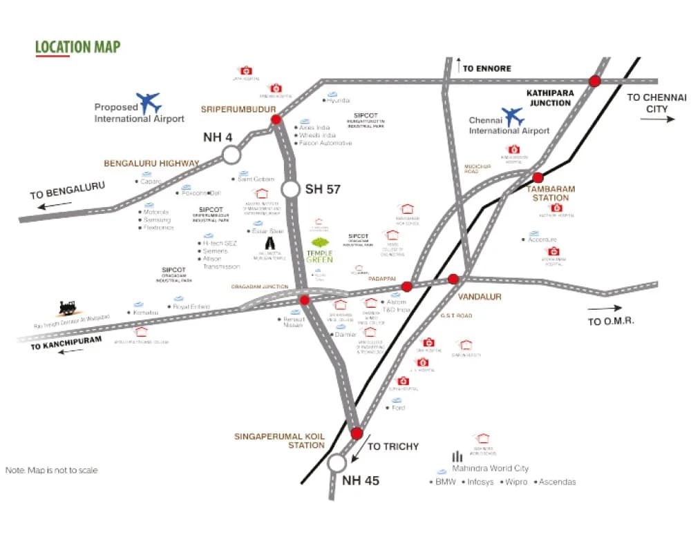 Arun Excello Temple Green Heights6: Heights 6 site map