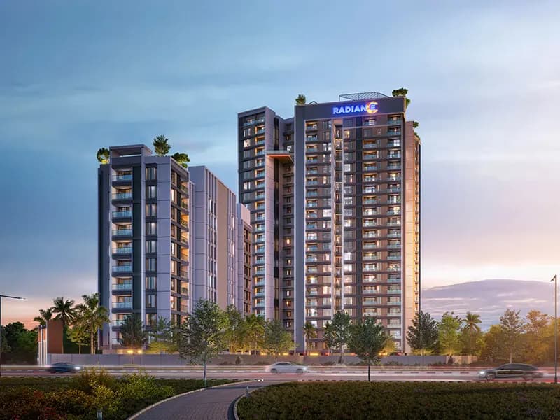 Radiance Eternity Thorapakkam elevation illustrated