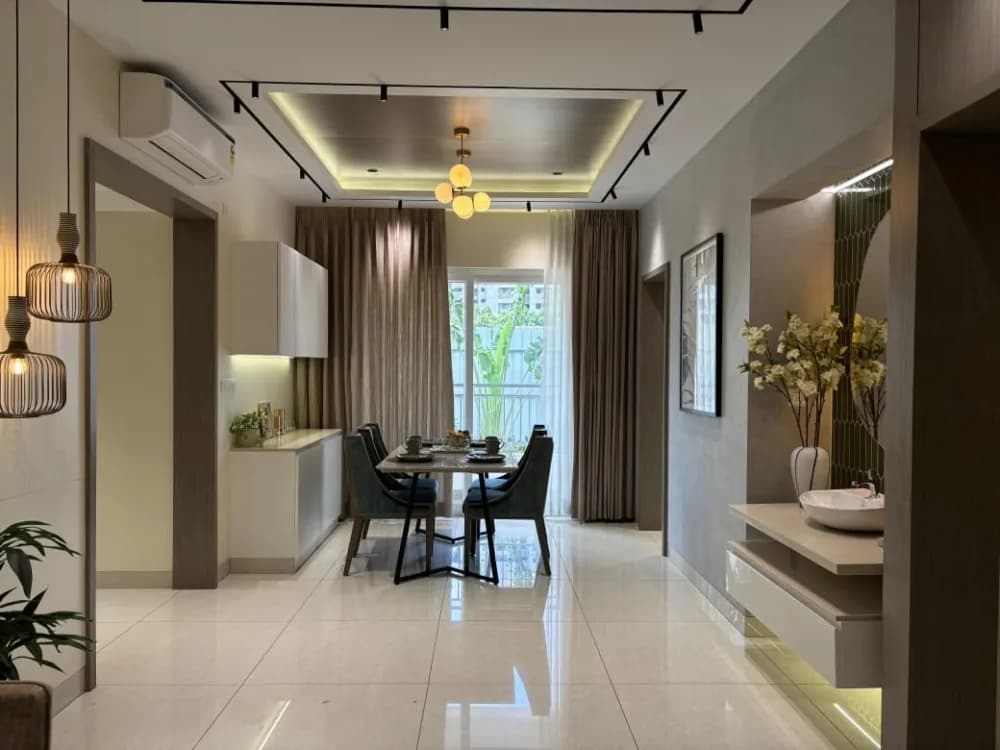 Urbanrise SpringTide: Luxury 3 bhk apartments for sale in mahindra world city | urbanrise springtide hall image2