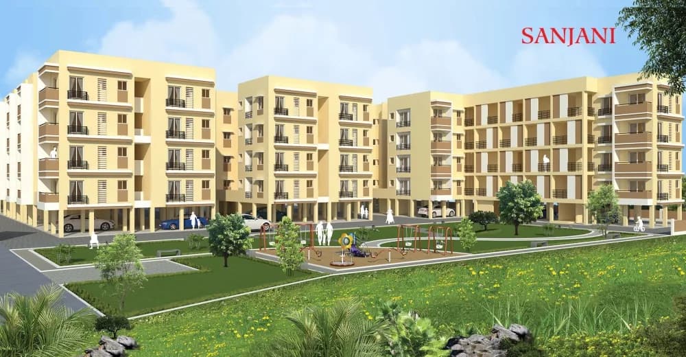 Arun Excello Sanjani: 1 & 2 bhk flats elevation