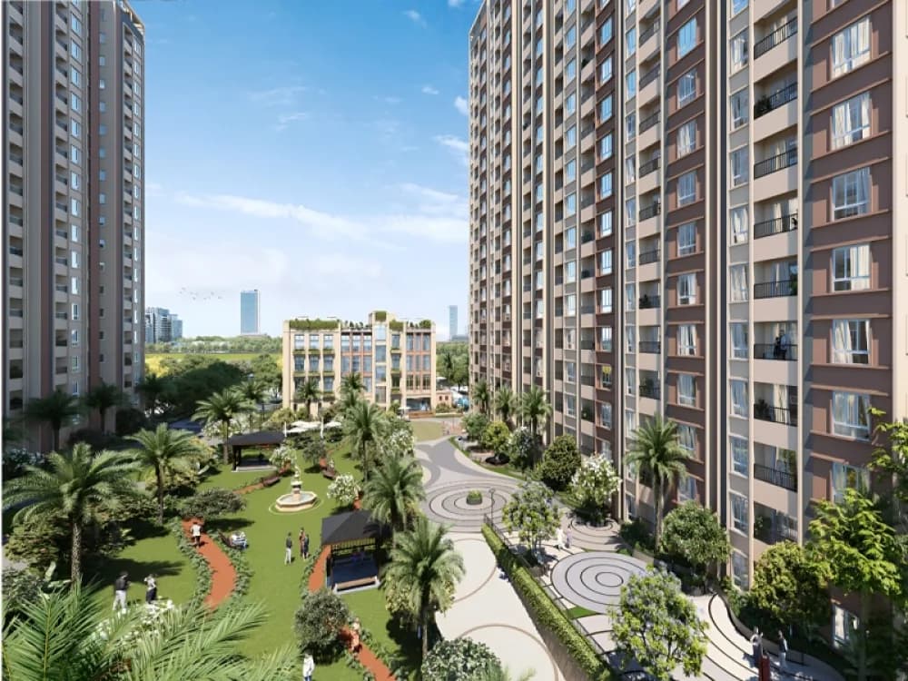 Urbanrise SpringTide: Luxury 2 & 3 bhk apartments for sale in mahindra world city | urbanrise springtide elevation image1