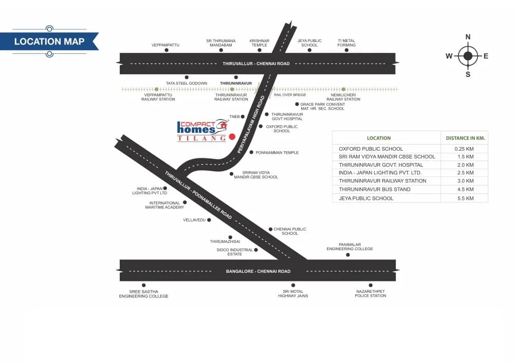 Arun Excello Tilang: 1 & 2 bhk flats site map