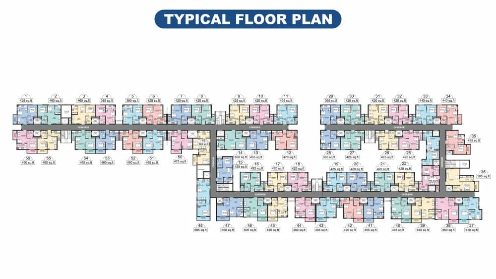 Arun Excello Urmika: 1 bhk & 2 bhk apartments for sale in maraimalai nagar chennai arun excello urmika 2 bhk flats floor plan