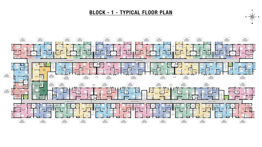 Arun Excello Samanta: Apartment singaperumal koil floor plan