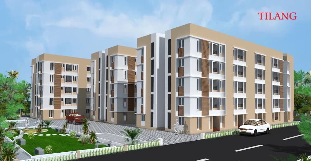 Arun Excello Tilang: 1 & 2 bhk flats elevation