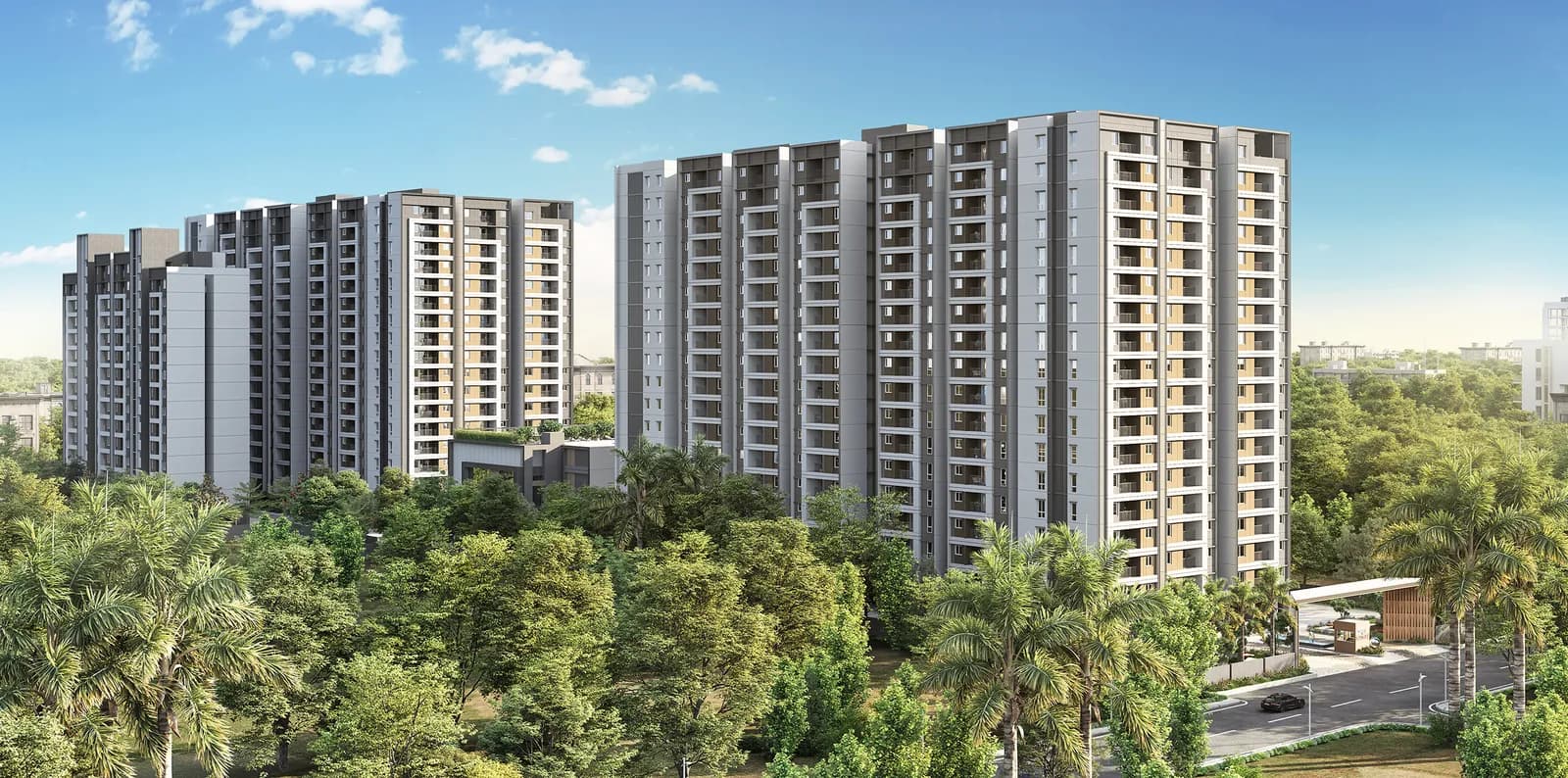 Radiance Solitaire Apartment in Madhavaram Elevation
