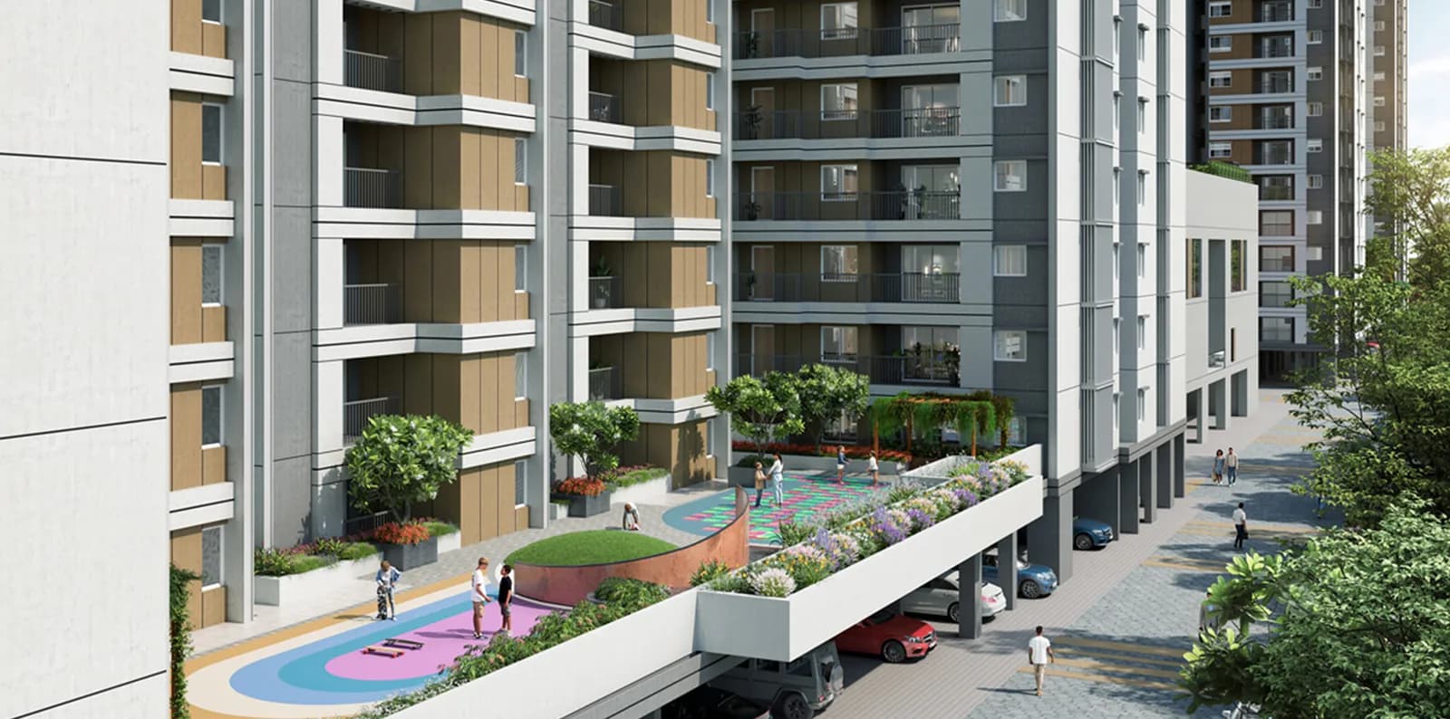 Radiance Solitaire Apartment in Madhavaram Elevation