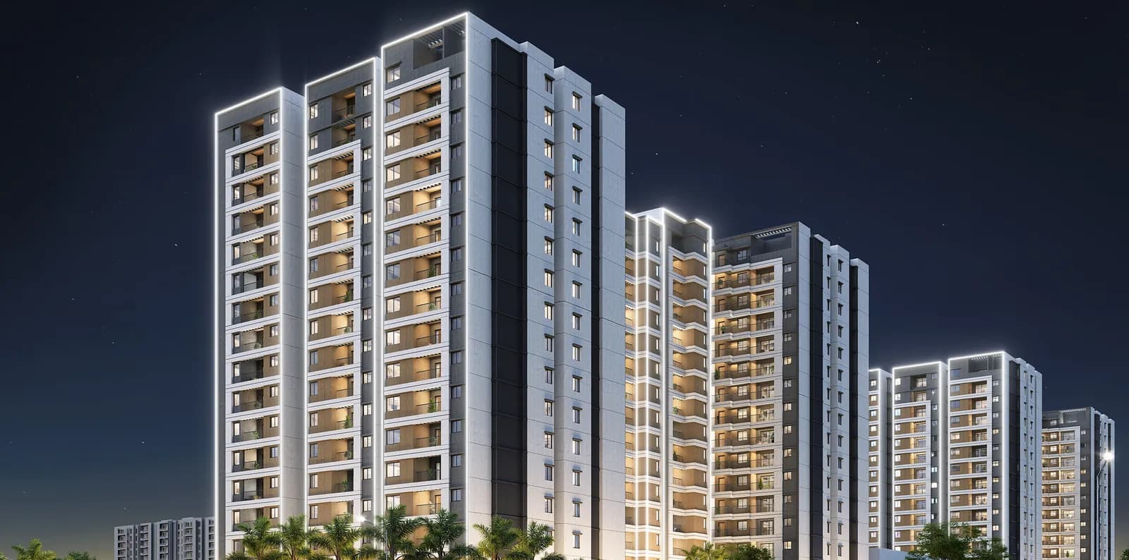 Radiance Solitaire Apartment in Madhavaram Elevation