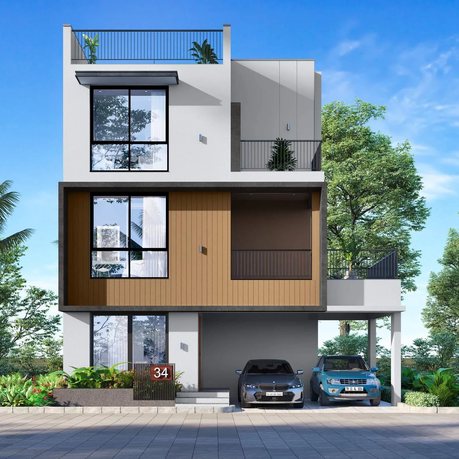 Radiance Edgewood Elevation illustrated