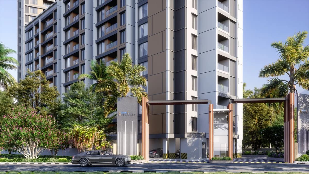 Radiance Eternity Thorapakkam elevation illustrated