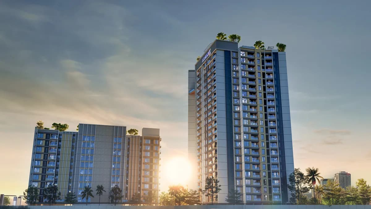 Radiance Eternity Thorapakkam elevation illustrated