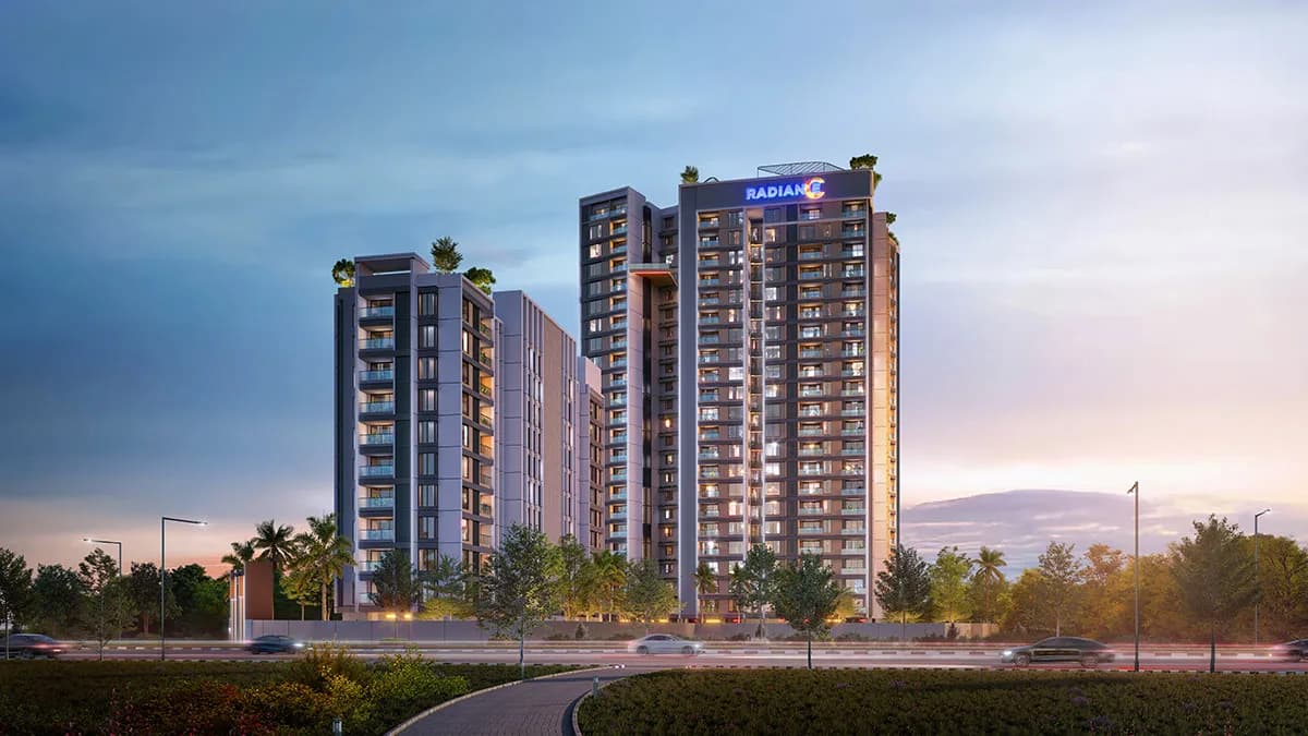 Radiance Eternity Thorapakkam elevation illustrated
