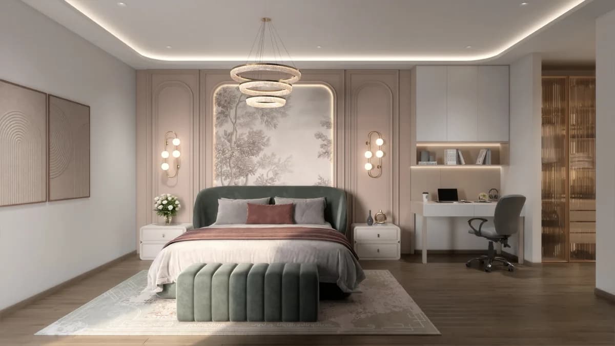 Radiance Eternity Thorapakkam bedroom illustrated