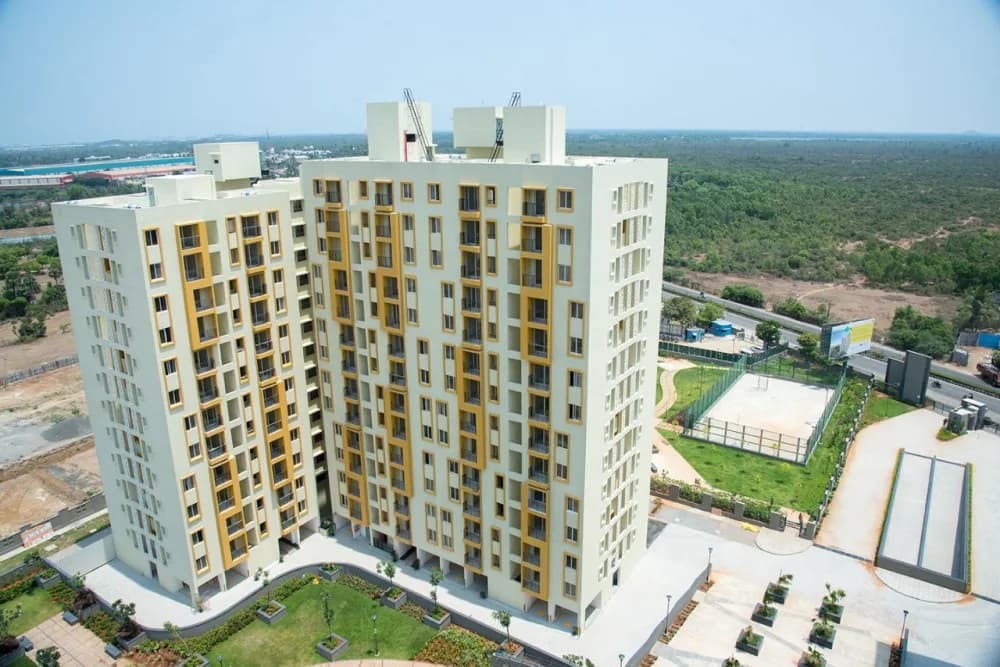 New Heaven Ribbon walk: Tata homes ribbon walk 1, 2 bhk flats in mambakkam