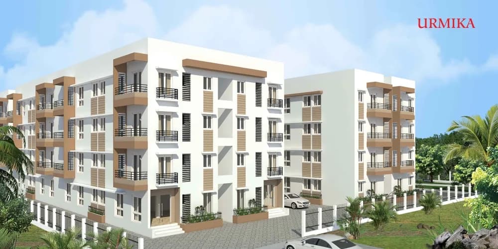 Arun Excello Urmika: 1 bhk & 2 bhk apartments for sale in maraimalai nagar chennai arun excello urmika elevation
