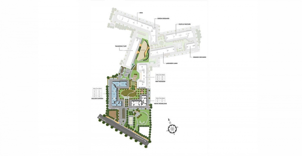 Master Floor Plan - TATA New Heaven Ribbon walk, Mambakkam.