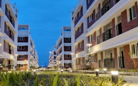 Prestige courtyards - 1, 2, 3 BHK flats for sale in OMR Sholinganallur