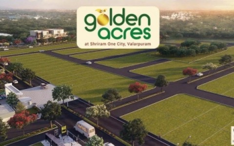Shriram one city- Golden Acres plots for sale in Valarpuram